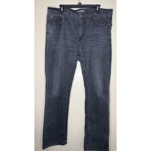 Men's Salvage Jeans Black 38x30 Mayhem Straight‎ Regular Fit